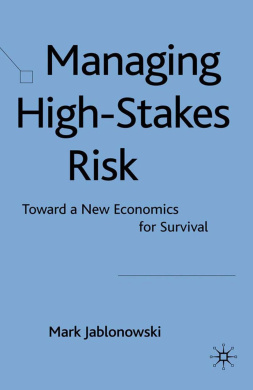 Managing High-Stakes Risk: Toward a New Economics for Survival cover