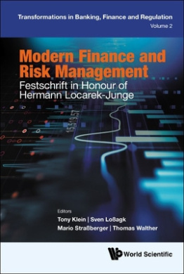 Modern Finance And Risk Management: Festschrift In Honour Of Hermann Locarek-junge (Transformations In Banking, Finance And Regulation) cover