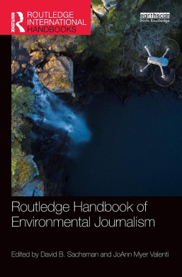 Routledge Handbook of Environmental Journalism (Routledge Environment and Sustainability Handbooks) cover