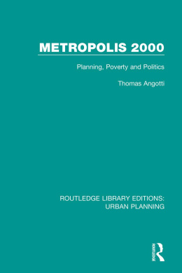 Metropolis 2000: Planning, Poverty and Politics (Routledge Library Editions: Urban Planning) cover