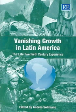 Vanishing Growth in Latin America: The Late Twentieth Century Experience cover