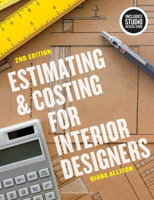 Estimating and Costing for Interior Designers: Bundle Book + Studio Access Card cover