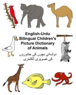 English-Urdu Bilingual Children's Picture Dictionary of Animals cover