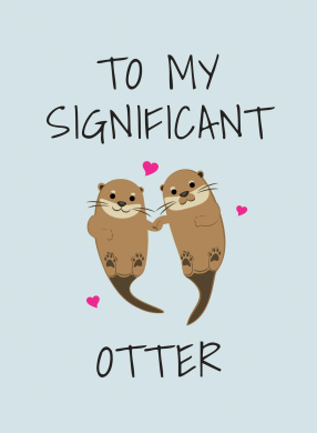 To My Significant Otter: A Cute Illustrated Book to Give to Your Squeak-Heart cover