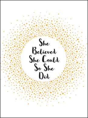 She Believed She Could So She Did: Inspirational Quotes for Women cover