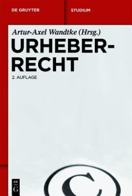 Urheberrecht (de Gruyter Studium) cover