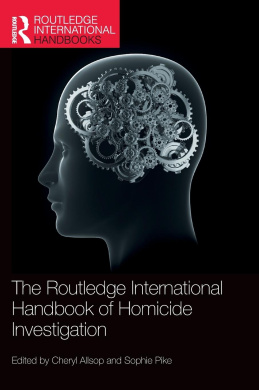 The Routledge International Handbook of Homicide Investigation (Routledge International Handbooks) cover