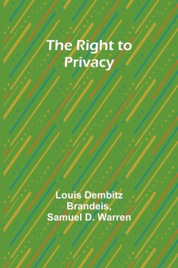 The Right to Privacy cover