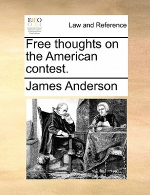 Free Thoughts on the American Contest. cover