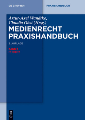 It-Recht (de Gruyter Praxishandbuch) cover