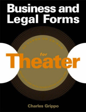 Business and Legal Forms for Theater [With CDROM] cover
