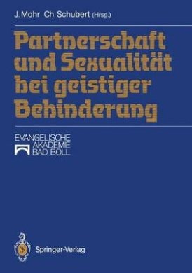 Partnerschaft Und Sexualitt Bei Geistiger Behinderung cover