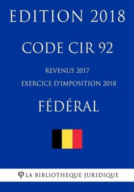 Code Cir 92 - Revenus 2017 (Exercice D'Imposition 2018) - Federal cover