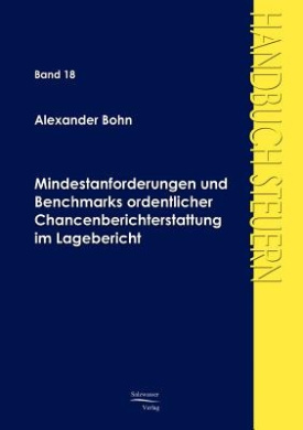 Mindestanforderungen Und Benchmarks Ordentlicher Chancenberichterstattung Im Lagebericht cover
