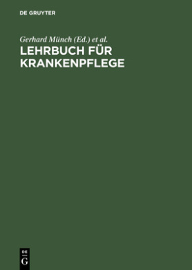 Lehrbuch Fur Krankenpflege cover
