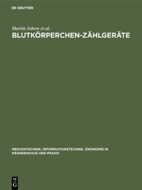 Blutkoerperchen-Zahlgerate (Medizintechnik, Informationstechnik, OEkonomie in Krankenhaus) cover