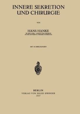 Innere Sekretion Und Chirurgie cover