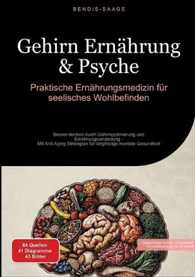 Gehirn Ernhrung & Psyche: Praktische Ernhrungsmedizin fr seelisches Wohlbefinden: Besser denken durch Gehirnoptimierung und Ernhrungsumstellung - Mit Anti-Aging Strategien fr langfristige mentale Gesundheit cover