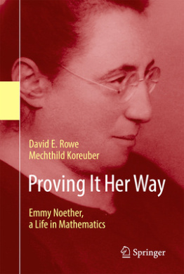 Proving It Her Way: Emmy Noether, a Life in Mathematics cover