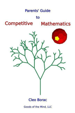Parents' Guide to Competitive Mathematics cover