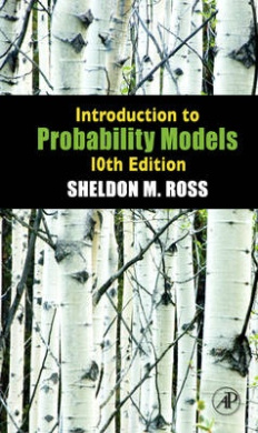 Introduction to Probability Models cover