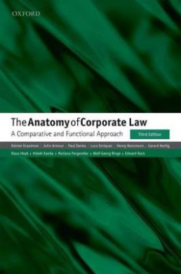 The Anatomy of Corporate Law: A Comparative and Functional Approach cover
