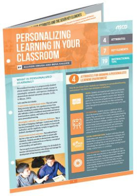 Personalizing Learning in Your Classroom (Quick Reference Guide) cover