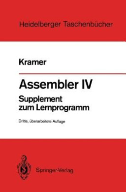Assembler IV: Supplement Zum Lernprogramm cover