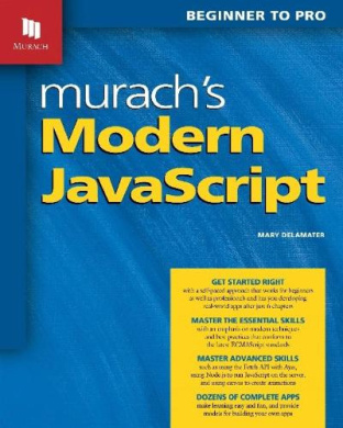 Murach's Modern JavaScript: Beginner to Pro cover
