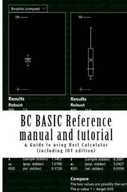 BC Basic Reference Manual and Tutorial cover