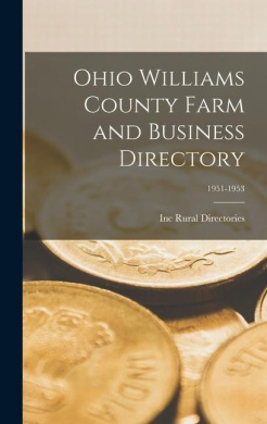 Ohio Williams County Farm and Business Directory; 1951-1953 cover