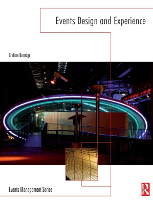 Events Design and Experience (Events Management) cover